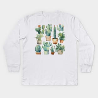 Cactus lover Kids Long Sleeve T-Shirt